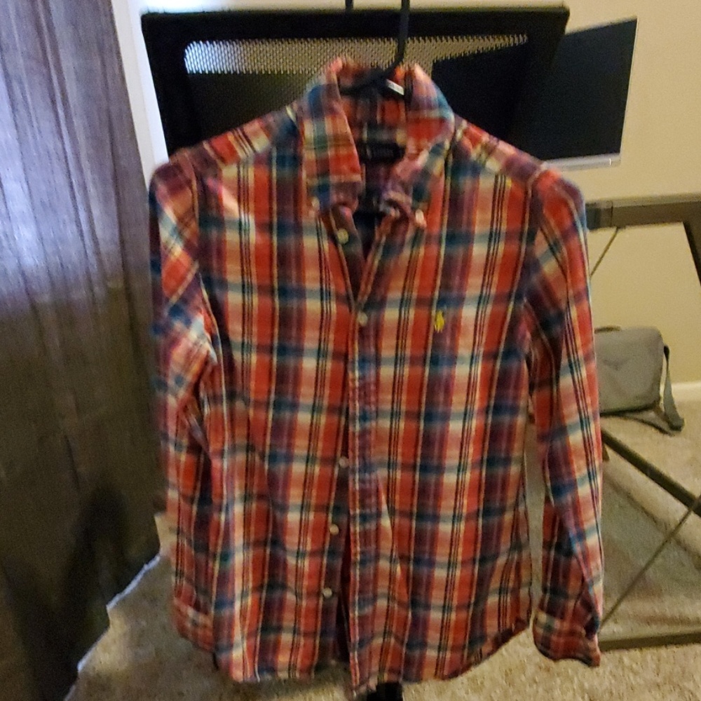 Ladies Ralph Lauren button down long sleeve shirt